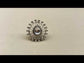 Gungun Diamonds Rhodium Plated Victorian Ring